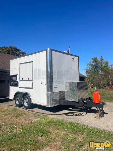 2022 8.5 X 12ft Dual Axle With Extended Tongue For Generator Box Beverage - Coffee Trailer New York for Sale