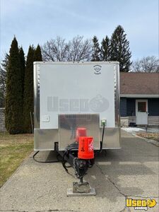 2022 8.5 X 12ft Dual Axle With Extended Tongue For Generator Box Beverage - Coffee Trailer Spare Tire New York for Sale