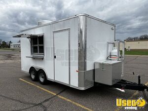 2022 8.5' X 16' Food Concession Trailer Kitchen Food Trailer Air Conditioning Minnesota for Sale