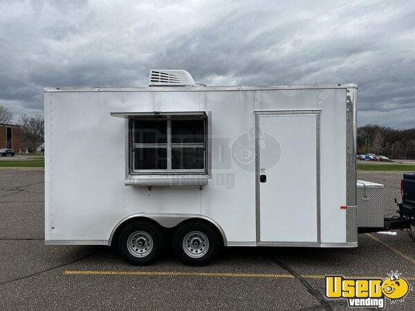 2022 8.5' X 16' Food Concession Trailer Kitchen Food Trailer Minnesota for Sale