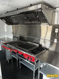 2022 8.5' X 16' Food Concession Trailer Kitchen Food Trailer Prep Station Cooler Minnesota for Sale