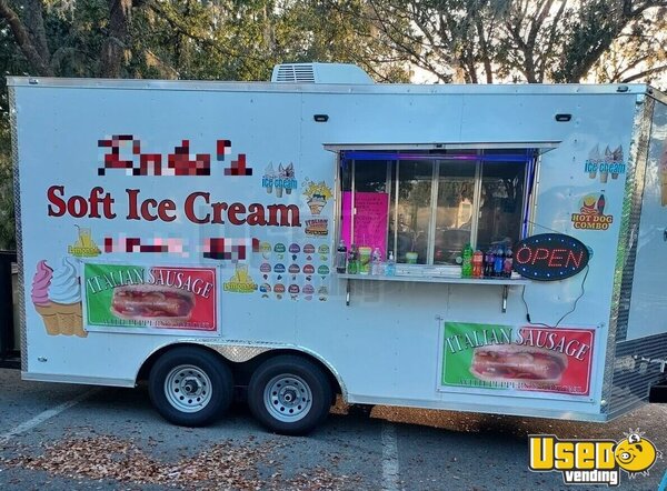 2022 8.5 X 16ta3 Ice Cream And Food Concession Trailer Ice Cream Trailer South Carolina for Sale
