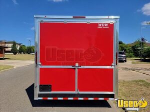 2022 8.5 X 26.7 Gullwing Porch Barbecue Food Trailer Stovetop Oklahoma for Sale