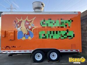 2022 8.5' X16' Kitchen Food Trailer Air Conditioning California Gas Engine for Sale