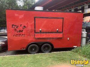 2022 8.5x16 Blackout Kitchen Food Trailer Florida for Sale