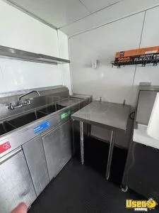 2022 8.5x16 Enclosed Kitchen Food Trailer Generator Texas for Sale