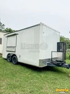 2022 8.5' x 16' Kitchen Food Concession Trailer with Pro Fire System for Sale in Texas!