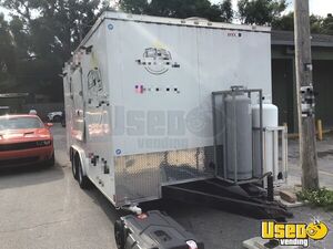 2022 8.5x16ta Kitchen Food Trailer Stainless Steel Wall Covers Florida for Sale