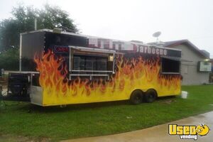 2022 Barbecue Concession Trailer Barbecue Food Trailer Air Conditioning Texas for Sale