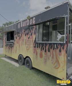 2022 Barbecue Concession Trailer Barbecue Food Trailer Concession Window Texas for Sale