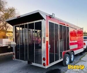 2022 Barbecue Concession Trailer Barbecue Food Trailer Electrical Outlets Texas for Sale