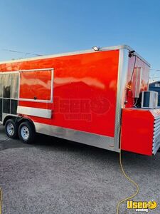 2022 Barbecue Concession Trailer Barbecue Food Trailer Fire Extinguisher Texas for Sale