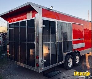 2022 Barbecue Concession Trailer Barbecue Food Trailer Interior Lighting Texas for Sale