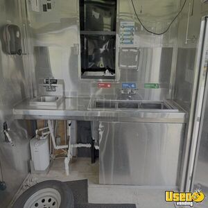 2022 Barbecue Concession Trailer Barbecue Food Trailer Steam Table Texas for Sale
