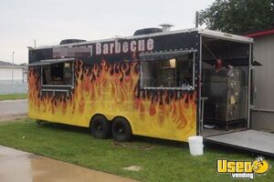 2022 Barbecue Concession Trailer Barbecue Food Trailer Texas for Sale