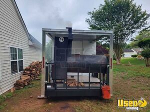 2022 Barbecue Food Trailer Barbecue Food Trailer Exterior Customer Counter Georgia for Sale