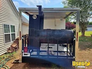 2022 Barbecue Food Trailer Barbecue Food Trailer Stainless Steel Wall Covers Georgia for Sale