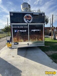2022 Barbecue Food Trailer Barbecue Food Trailer Stainless Steel Wall Covers Texas for Sale
