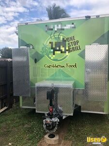 2022 Barbecue Trailer Barbecue Food Trailer Stainless Steel Wall Covers Georgia for Sale