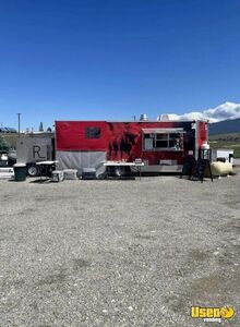 2022 Barbecue Trailer Kitchen Food Trailer Concession Window Montana for Sale