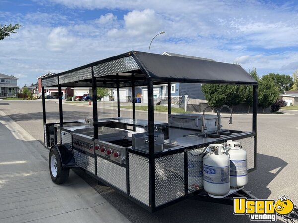 2022 Bbg Trailer Open Bbq Smoker Trailer Alberta for Sale