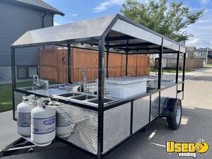 2022 Bbg Trailer Open Bbq Smoker Trailer Fire Extinguisher Alberta for Sale