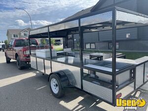 2022 Bbg Trailer Open Bbq Smoker Trailer Hot Dog Warmer Alberta for Sale