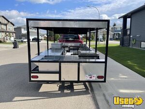 2022 Bbg Trailer Open Bbq Smoker Trailer Propane Tanks Alberta for Sale