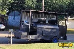 2022 Bbq Smoker Trailer Barbecue Food Trailer Spare Tire Texas for Sale