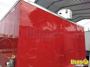 2022 Brand New Food Concession Trailer Kitchen Food Trailer Stainless Steel Wall Covers Florida for Sale