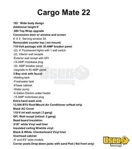 2022 Cargo-mate Beverage - Coffee Trailer Fresh Water Tank Texas for Sale