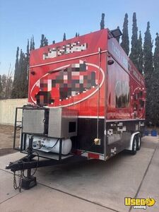 2022 Carrier Kitchen Food Trailer Stainless Steel Wall Covers California for Sale