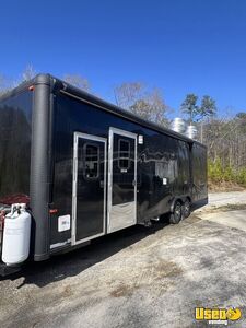 2022 Concession Trailer 8.5’x28' Kitchen Food Trailer Stainless Steel Wall Covers Georgia for Sale