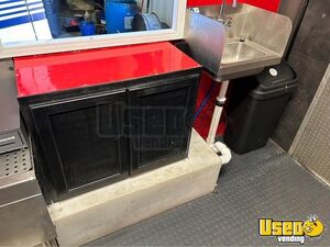 2022 Concession Trailer Kitchen Food Trailer Prep Station Cooler Indiana for Sale