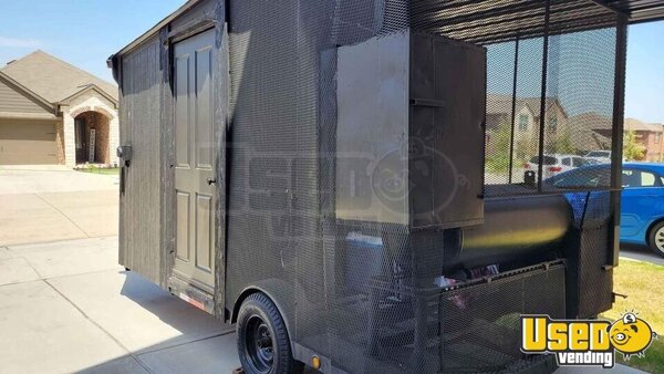 2022 Concession Trailer With Porch Barbecue Food Trailer Texas for Sale