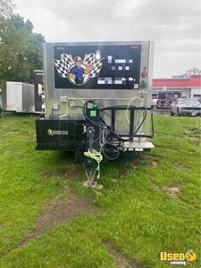 2022 Custom Kitchen Trailer Kitchen Food Trailer Floor Drains Illinois Diesel Engine for Sale