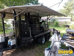 2022 Custom Open Bbq Smoker Trailer Exterior Lighting Texas for Sale