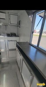 2022 Enclosed Trailer Kitchen Food Trailer Diamond Plated Aluminum Flooring Texas for Sale