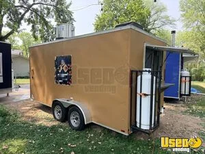 2022 Enclosed Trailer Kitchen Food Trailer Stainless Steel Wall Covers Minnesota for Sale