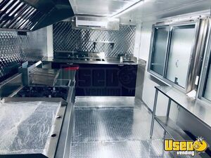 2022 Exp18x8 Food Concession Trailer Kitchen Food Trailer Diamond Plated Aluminum Flooring Texas for Sale
