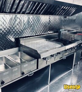 2022 Exp18x8 Food Concession Trailer Kitchen Food Trailer Exterior Customer Counter Texas for Sale