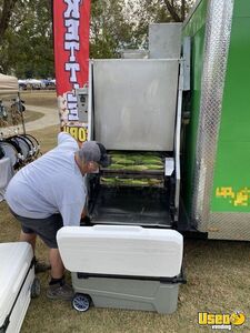 2022 Exp22x8 Kettle Corn And Corn Roasting Trailer Concession Trailer Diamond Plated Aluminum Flooring Alabama for Sale
