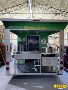 2022 Exp22x8 Kettle Corn And Corn Roasting Trailer Concession Trailer Stainless Steel Wall Covers Alabama for Sale