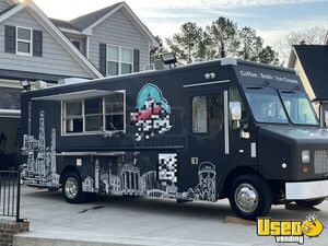 LOW MILES! 2022 Ford F-59 28' Custom Built Coffee/Ice Cream and Soda Truck for Sale in North Carolina!