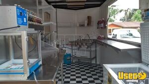 2022 Food Concession Trailer Concession Trailer Stainless Steel Wall Covers Florida for Sale