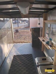 2022 Food Concession Trailer Concession Trailer Stainless Steel Wall Covers Michigan for Sale