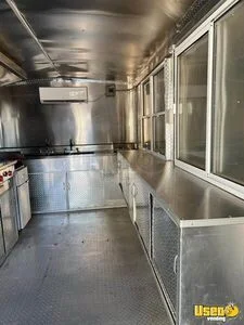 2022 Food Concession Trailer Kitchen Food Trailer Diamond Plated Aluminum Flooring Arizona for Sale