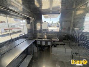 2022 Food Concession Trailer Kitchen Food Trailer Diamond Plated Aluminum Flooring California for Sale