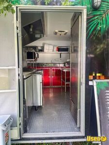 2022 Food Concession Trailer Kitchen Food Trailer Diamond Plated Aluminum Flooring Florida for Sale