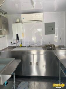 2022 Food Concession Trailer Kitchen Food Trailer Diamond Plated Aluminum Flooring Florida for Sale